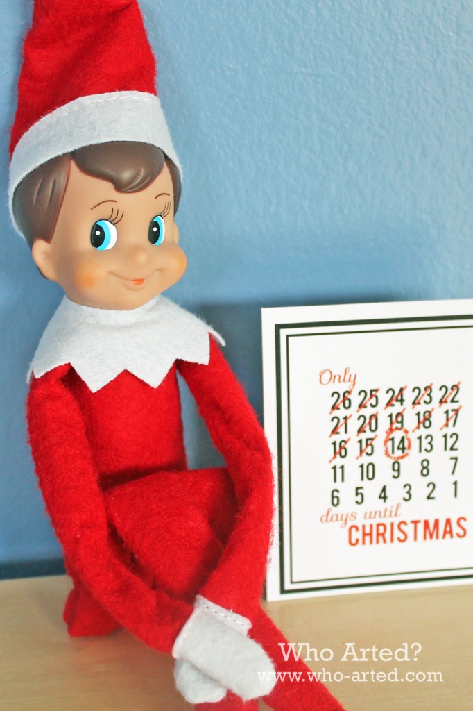 Elf on the Shelf Countdown Cards 03