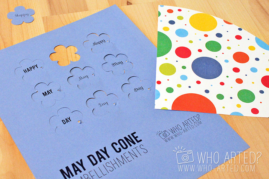 May Day Cone Template Who Arted 03