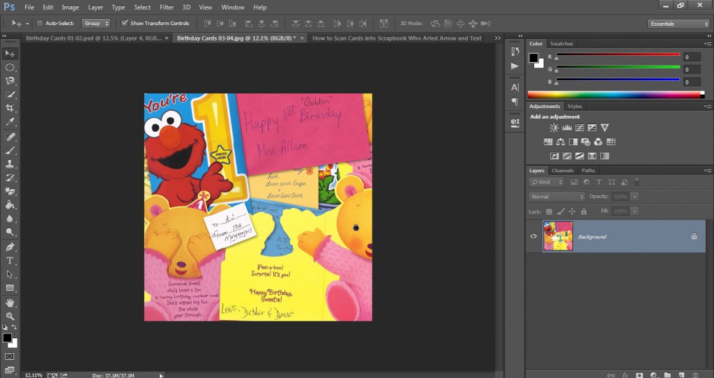 How to Scan Cards into Scrapbook Who Arted 26