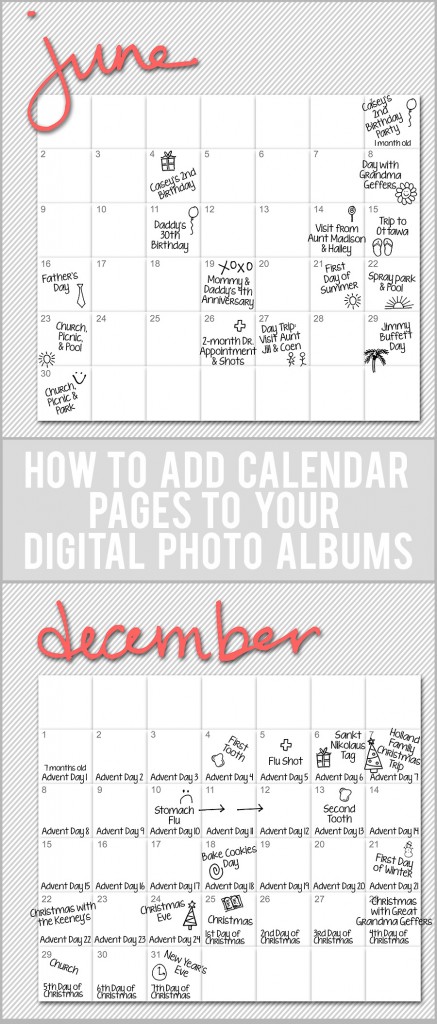 Calendar Pages Pinterest