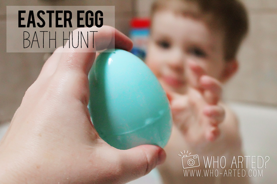 Easter Egg Bath Hunt Who Arted 11