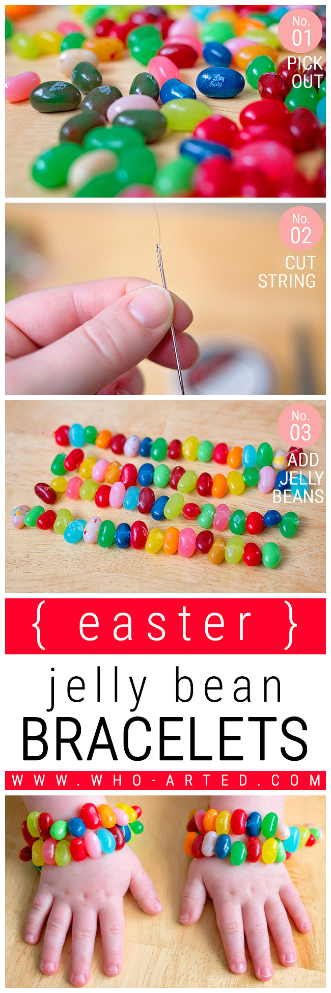 Jelly Bean Bracelets – Who Arted?