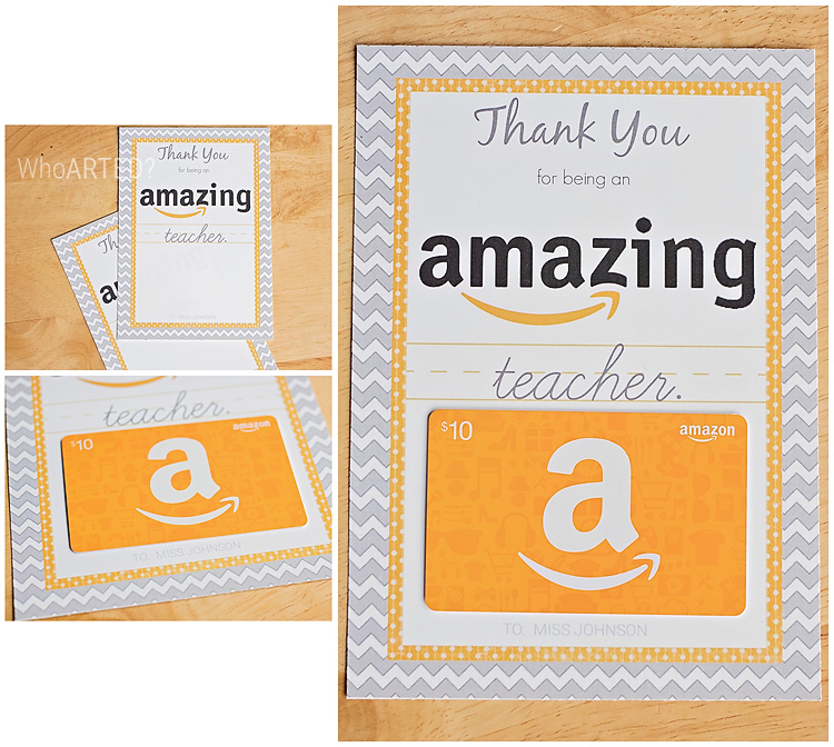 Teacher Appreciation Week Amazon Gift Card
