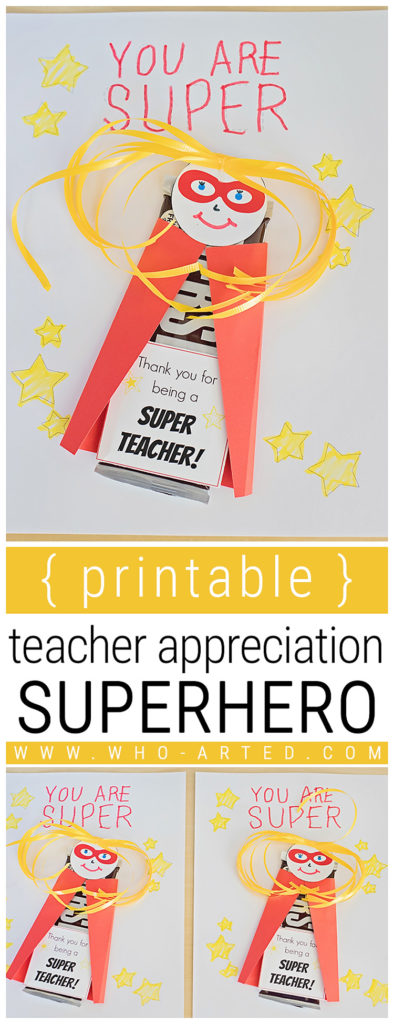 Teacher Appreciation Superhero